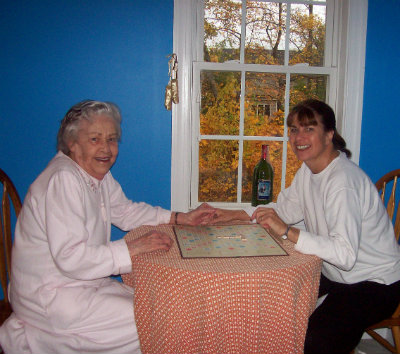 Rosemary Rawlins, right, and her mother in