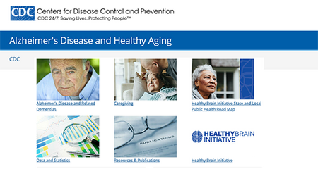 CDC Alzheimers web