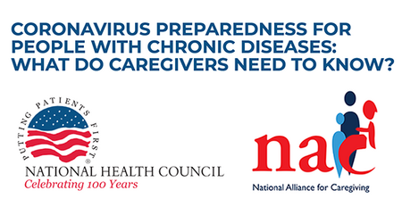 Webinar: Coronavirus for People with Chronic Diseases - What Do Caregivers Need to Know?