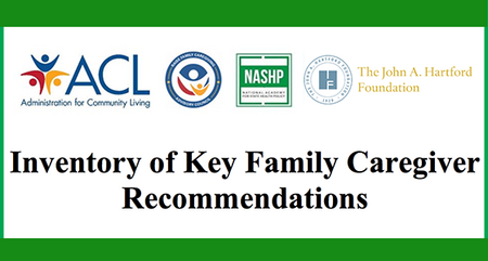 NASHP Report: Inventory of Key Family Caregiver Recommendations