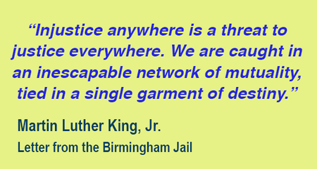 Statement: Rejecting Racism and Embracing Justice