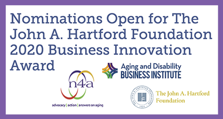 Nominations Open for The John A. Hartford Foundation 2020 Business Innovation Award