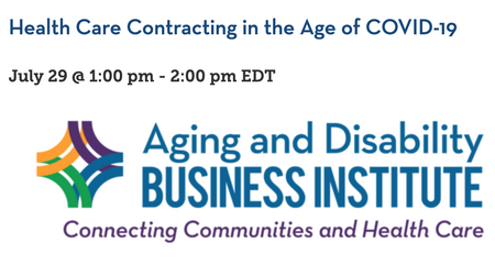 ADBI Webinar: Health Care Contracting in the Age of COVID-19
