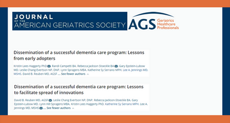 Dissemination of a successful dementia care program Lessons from early adopters