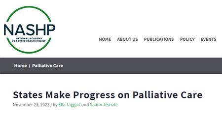 NASHP Palliative Careblog