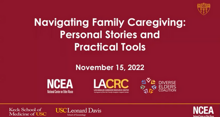 NCEA Navigating Family Caregiving