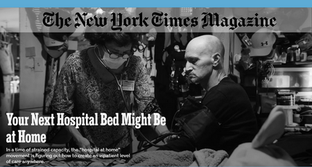 Hospital At Home New york times magazine artticle