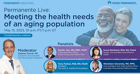Permanente Live webinar on aging
