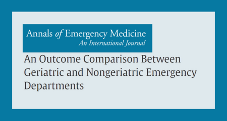 Annals Of Emergency Medicine GEDA Publication