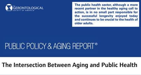 The Intersection Between Aging and Public Health