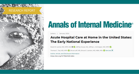 Annals of Internal Medicine Brief Research Report Acute Hospital Care at Home in the United States The Early National Experience 1