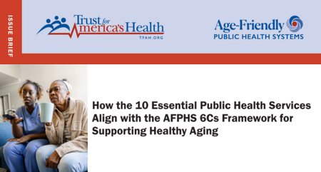 How the 10 Essential Public Health Services Align with the AFPHS 6 Cs Framework for Supporting Healthy Aging