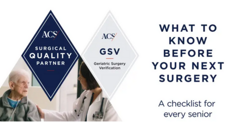 American College of Surgeons Geriatric Surgery Patient Checklist