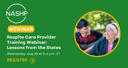 NASHP Webinar Respite Care Provider Training Webinar Lessons from the States 1