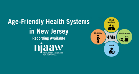 Age Friendlt Health Systems in New Jersey
