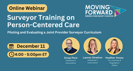 Online Webinar Moving Forward Nursing Home Quality Coalition