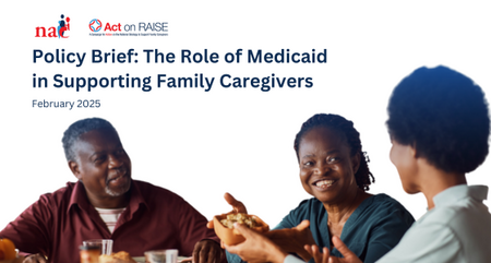Policy Brief The Role of Medicaid in Supporting Family Caregivers