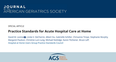 JAGS Paper Practice Standards for Acute Hospital Care at Home