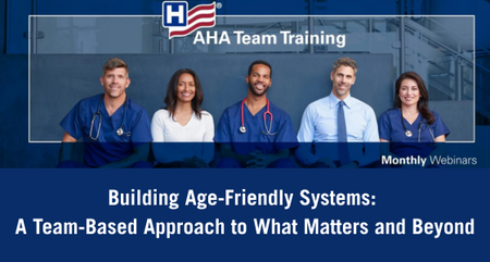 AHA Webinar Building Age Friendly Systems