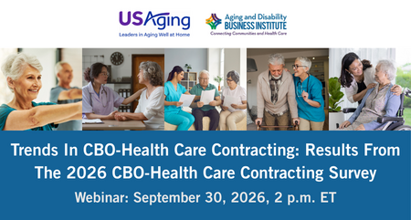 US Aging Webinar Trends in CBO Health Care Contracting