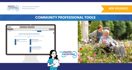 Patient Priorities Care Community Professional Toolkit