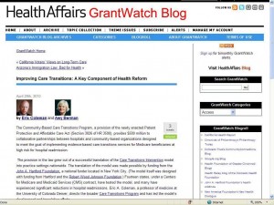 GrantWatch Features Care Transitions