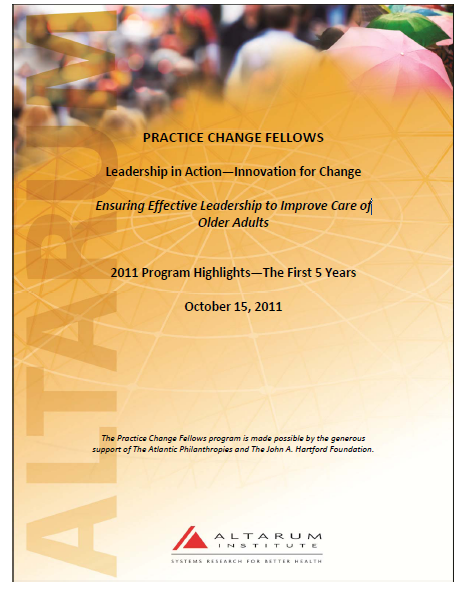 Effective Leadership Improves Care of Older Adults