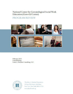 Gero-Ed Center a Great Example of How to Stimulate Change