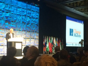 GSA Executive Director and CEO James Appleby speaks at the plenary session.