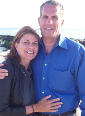 Rosemary Rawlins with her husband, Hugh.