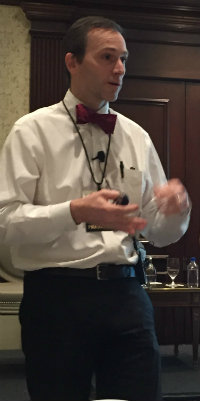 Eric DeJonge leads a session on home-based primary care.