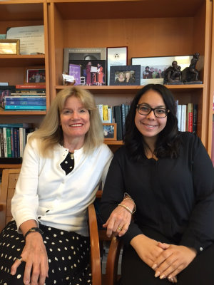 JAHF President Terry Fulmer, left, served as a mentor and example of the connection between passion and innovation for Kathrin Lozah during her six-month internship.