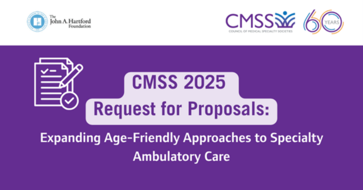 Approach Request Council of Medical Specialty Societies Request for Proposals: Expanding ...