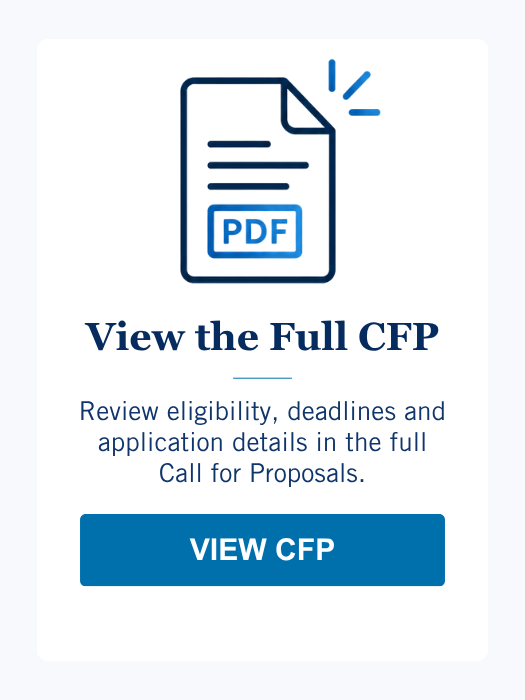 View the Full CFP
